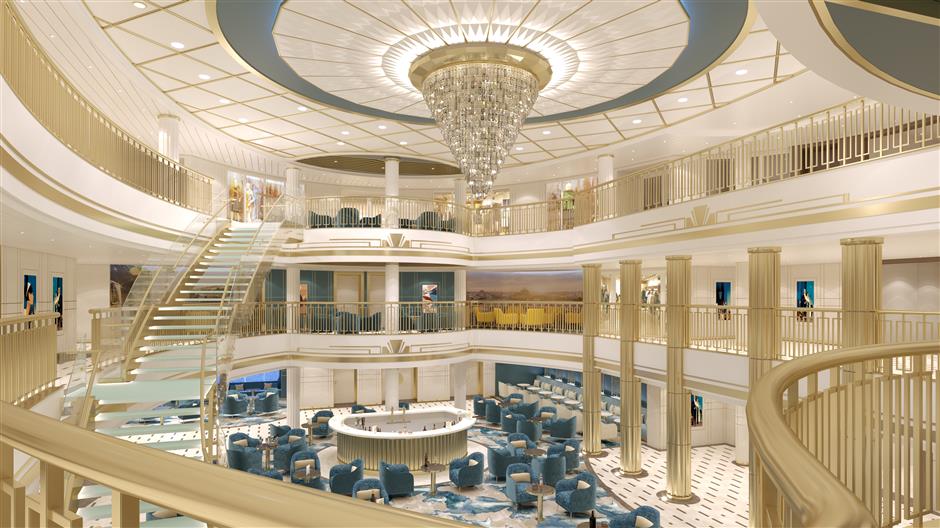 China's first home-built cruise liner named 'Adora Magic City'