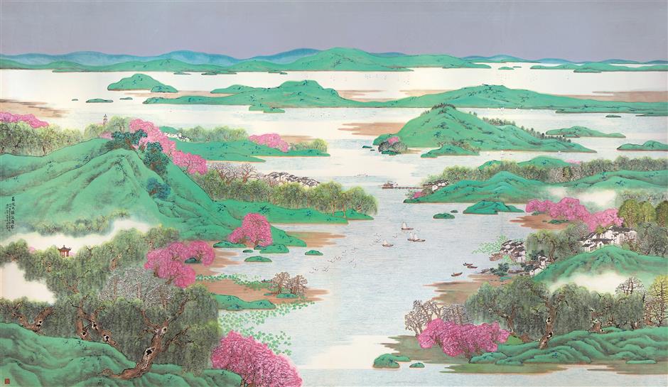 Retrospective exhibition of a veteran artist