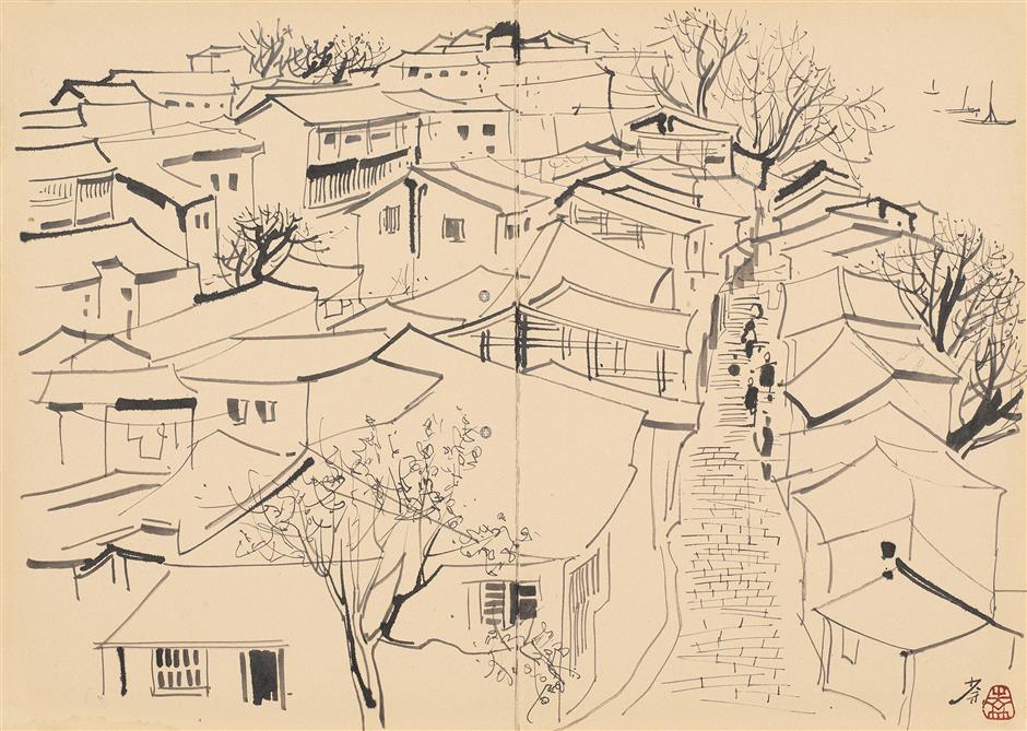 Retrospective exhibition of a veteran artist