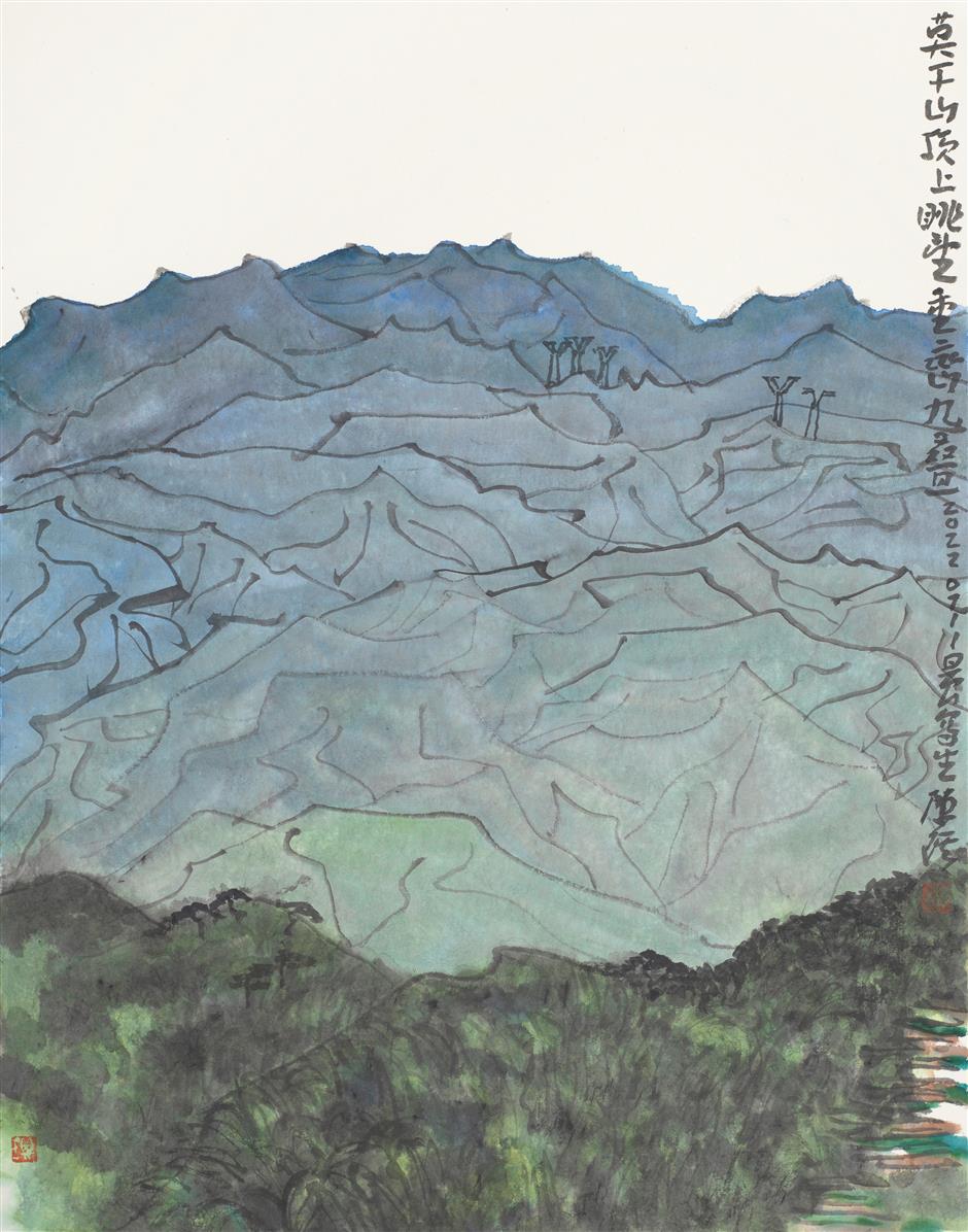 Retrospective exhibition of a veteran artist