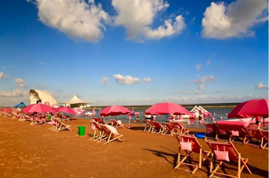 奉贤碧海金沙正式开泳,开启夏日酷爽模式