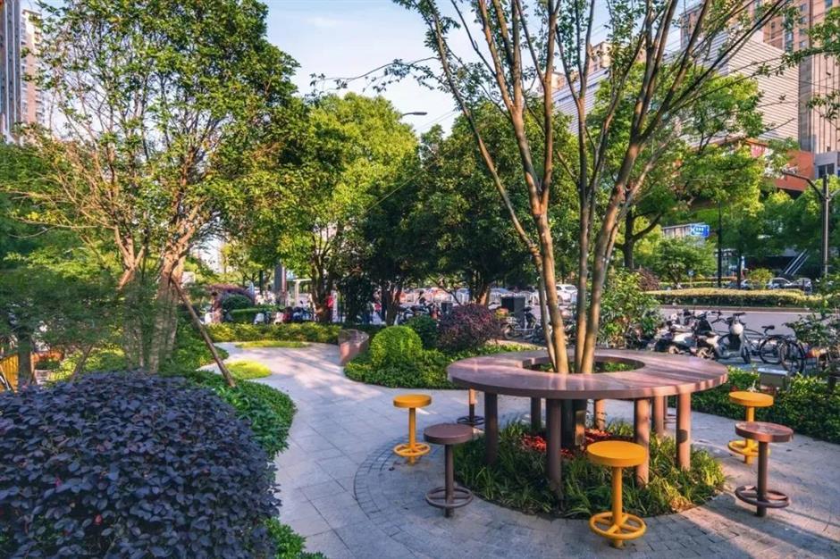 出门就能打卡的高颜值口袋公园,去赏景纳凉