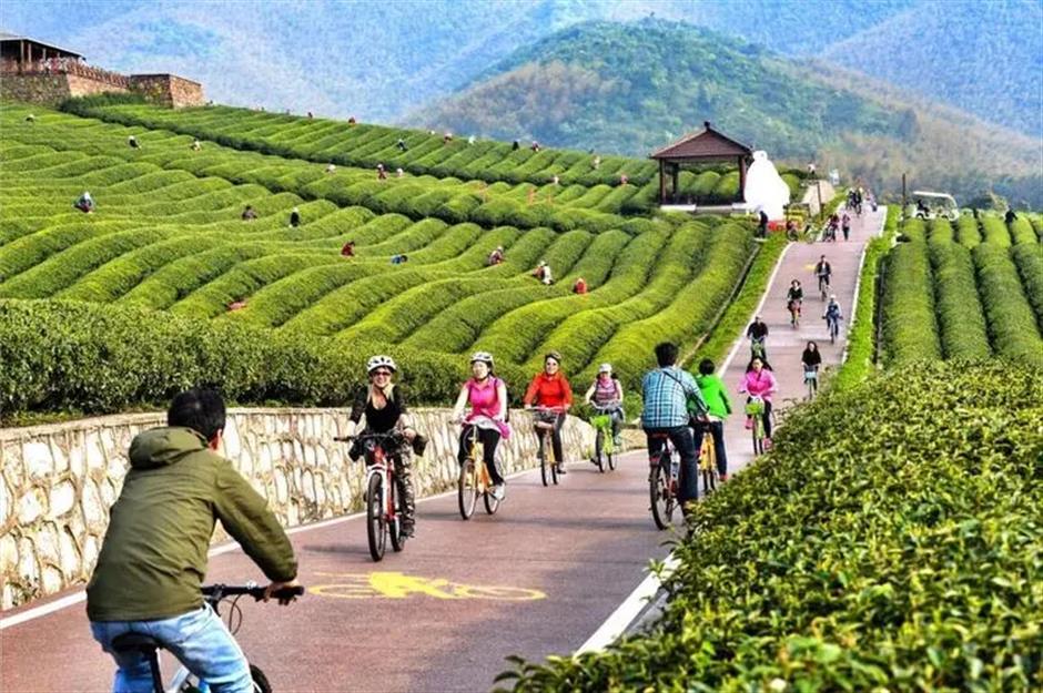 Top cycling routes in Yangtze River Delta region