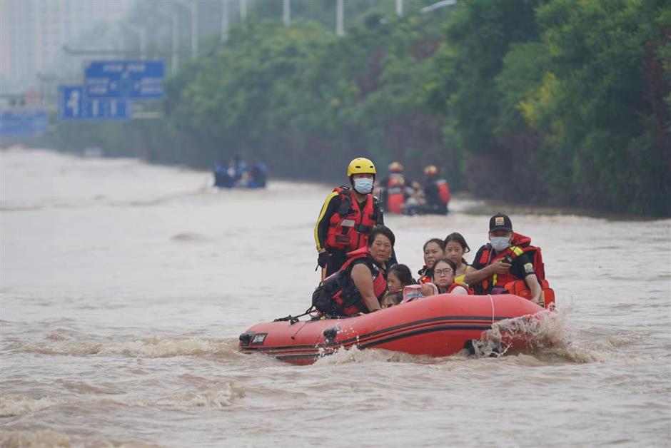 Battered by heavy rainfall, Zhuozhou fights through deadly floods