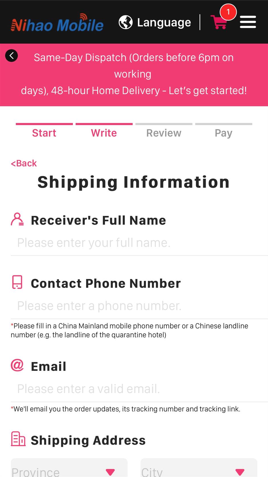 How to get and activate a Nihao Mobile SIM card