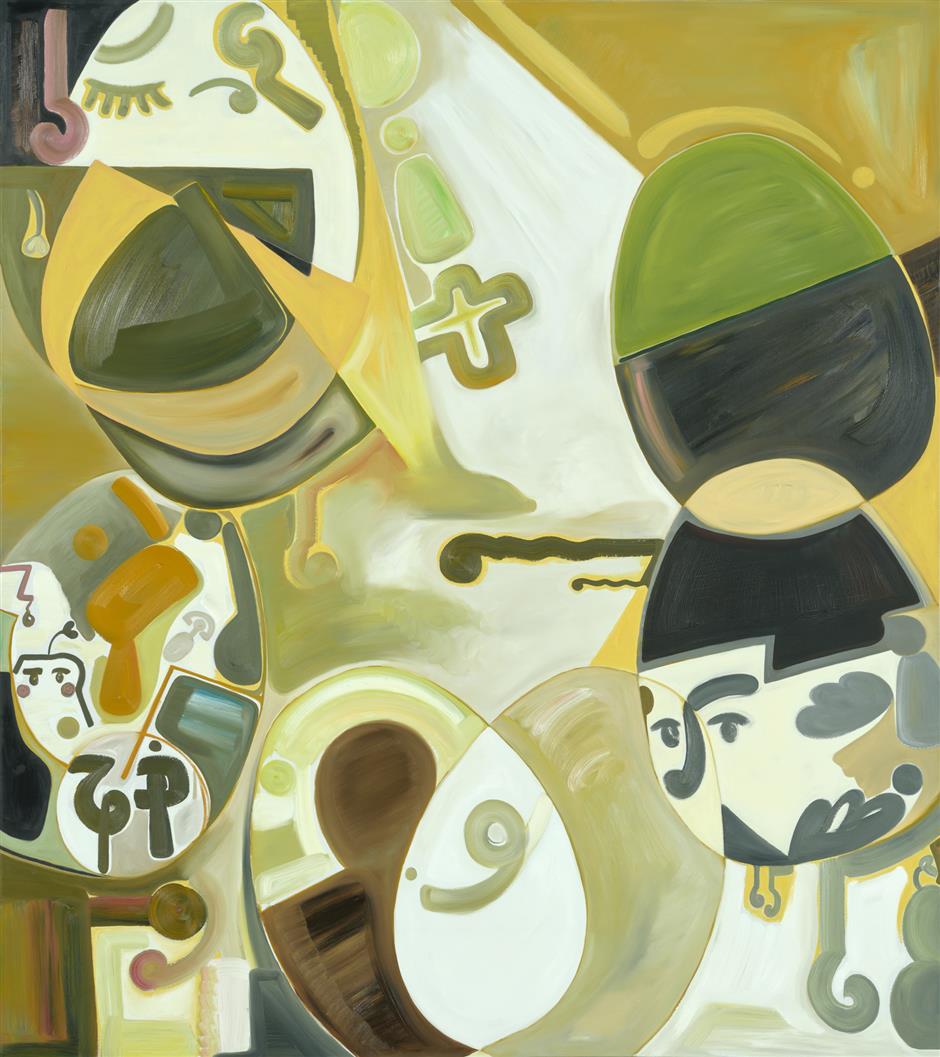 Abstract art meets inconography at Gao Jialu's solo exhibition