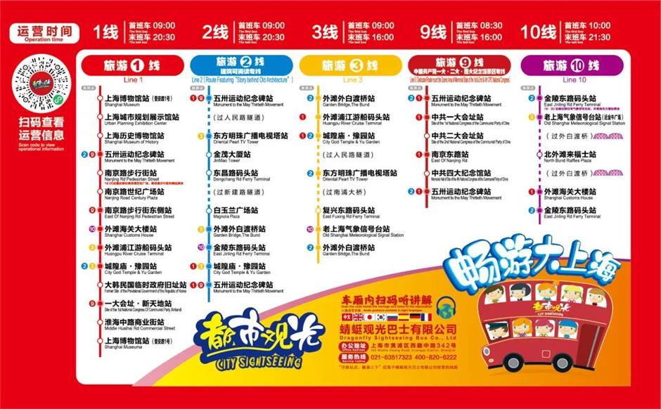 全新双层观光巴士车上路!敞篷车本周日