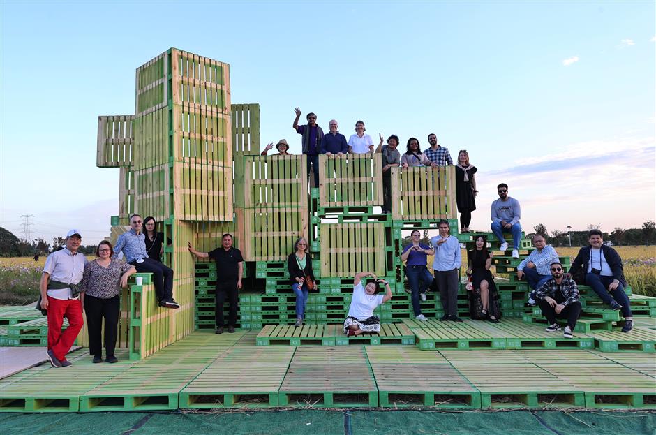 詩意江南稻花飄香,外籍友人在上海這個村玩「嗨」了