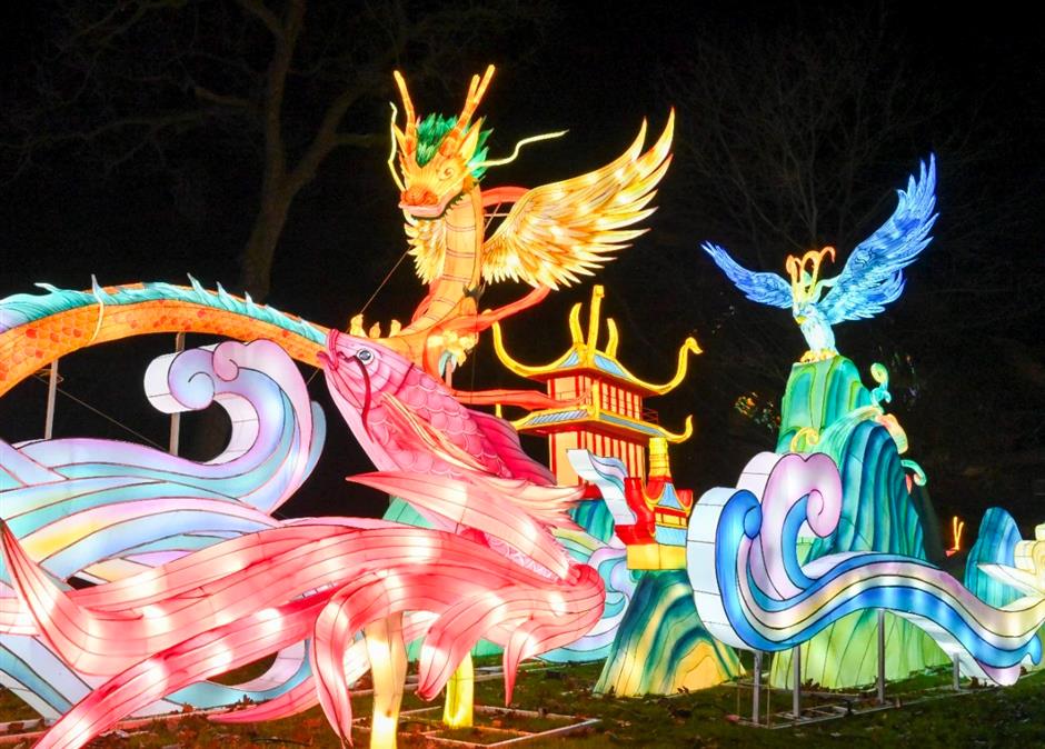 第二十九届豫园灯会中法跨国点亮,主动