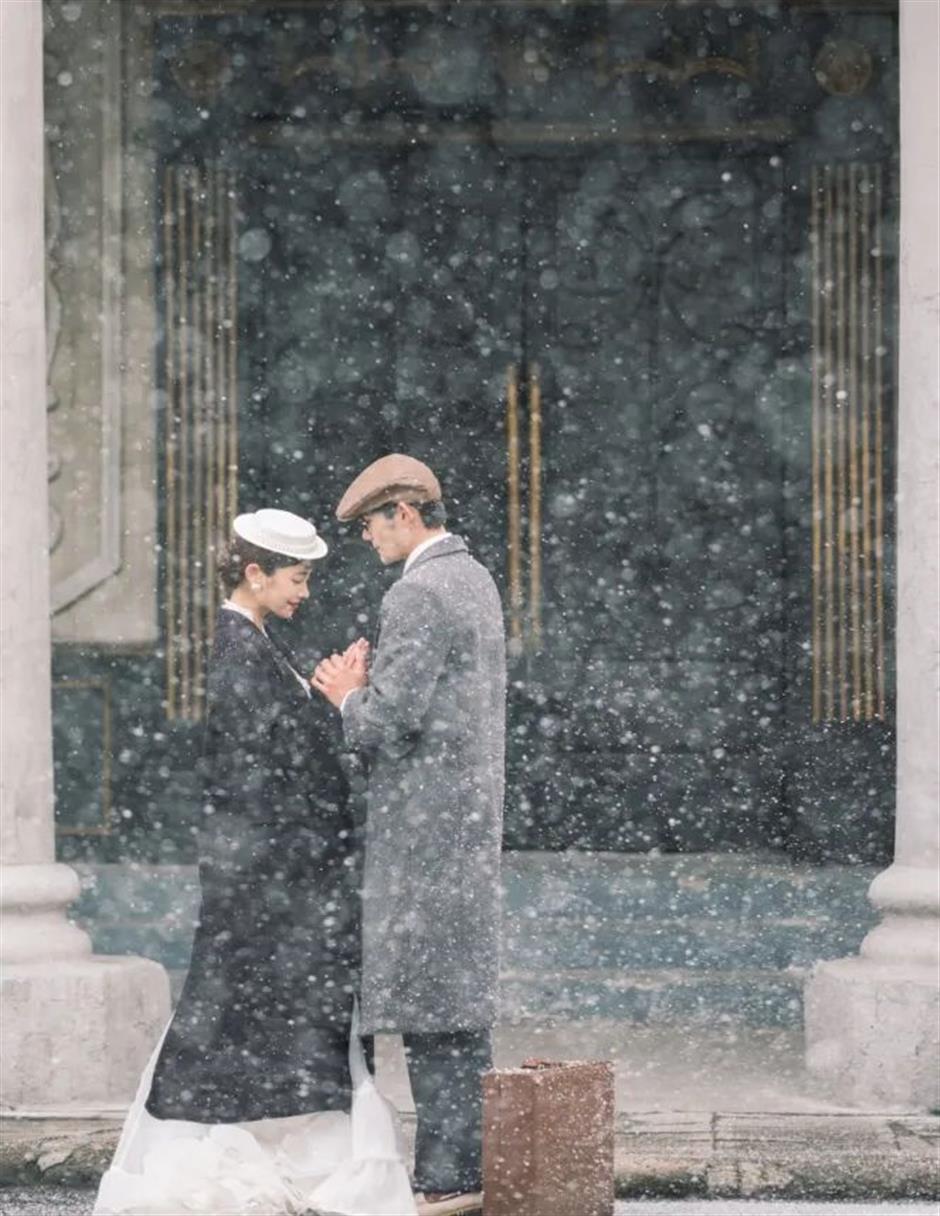 冬日驚喜,上海這些地方「下雪」了!