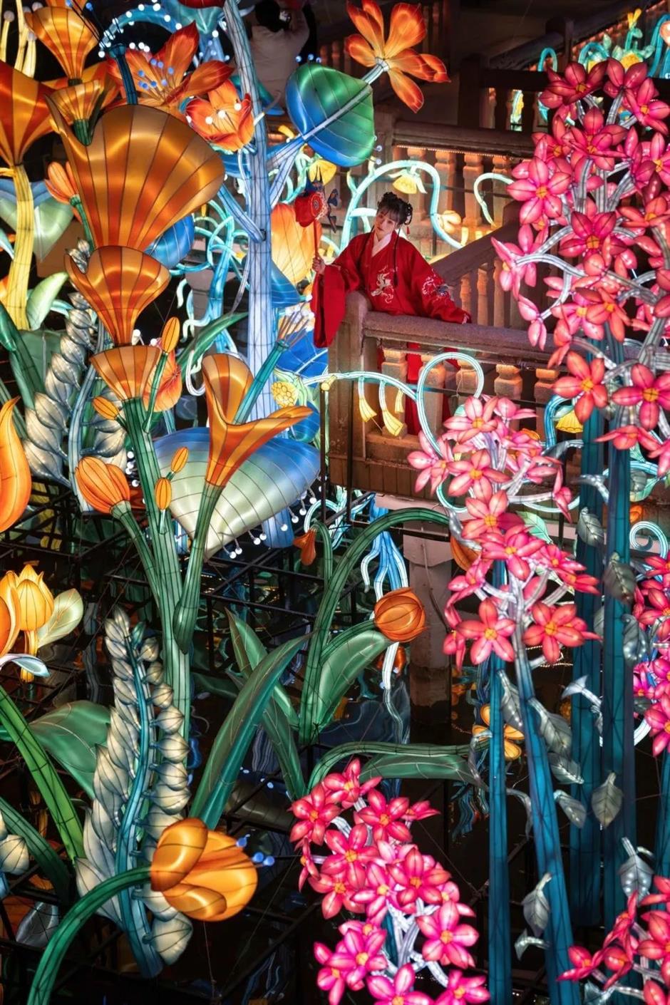 东方美学盛宴!豫园灯会的非遗灯彩超期待~