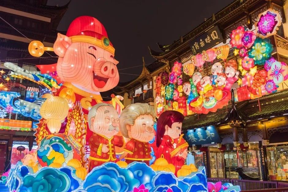 东方美学盛宴!豫园灯会的非遗灯彩超期待~