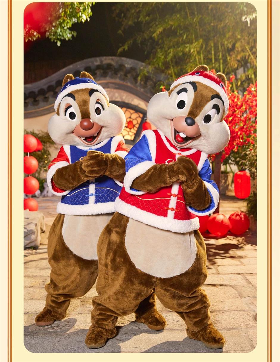 乐游上海过大年|迪士尼朋友们春节新装