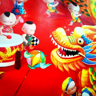 Dragons take over Shanghai Library East Branch