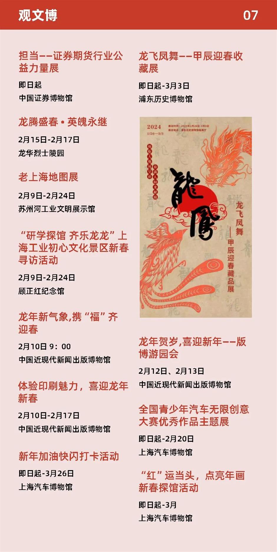 乐游上海过大年 | 龙年新春,观文博大展