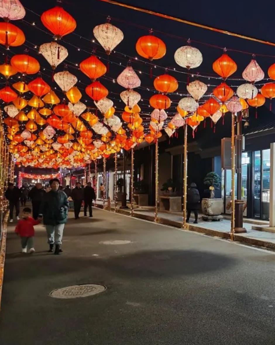 賞花燈、逛市集……上海古鎮冬日玩法上新