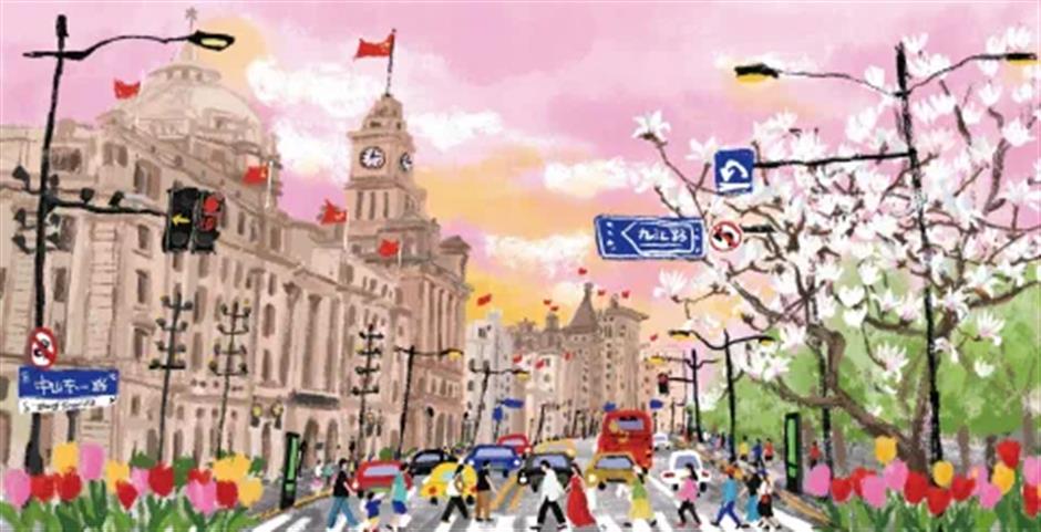 开往春天的巴士,带你打卡魔都春日浪漫