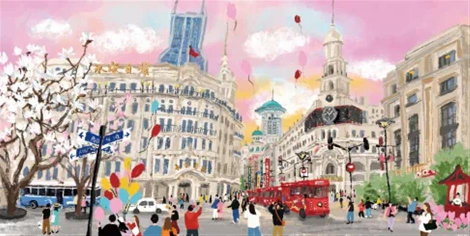 开往春天的巴士,带你打卡魔都春日浪漫