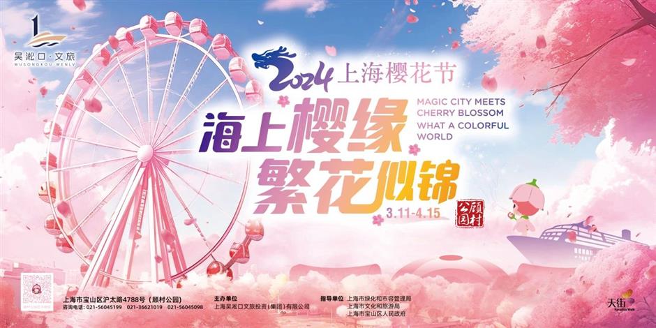 2024上海樱花节浪漫启航,邀您共赏樱花!