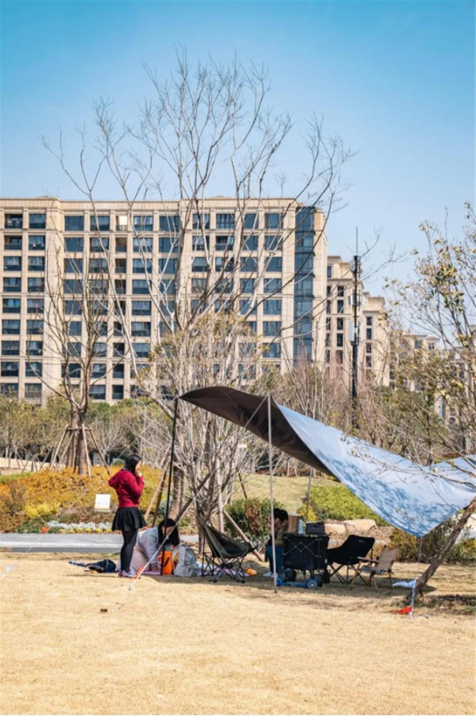 苏州河边又添一座免费公园!沙坑、露营、游乐场……快来享受好春光