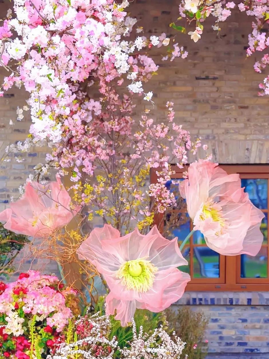 上海免费開放的1500米最美櫻花大道夢幻繽紛!在西岸來一場櫻花味Citywalk→