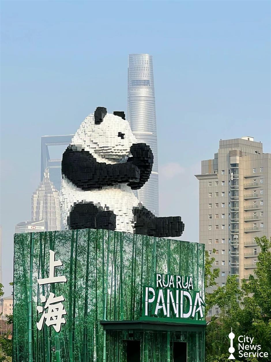 Rua Rua Panda exhibition parties at Suhewan Mixc World