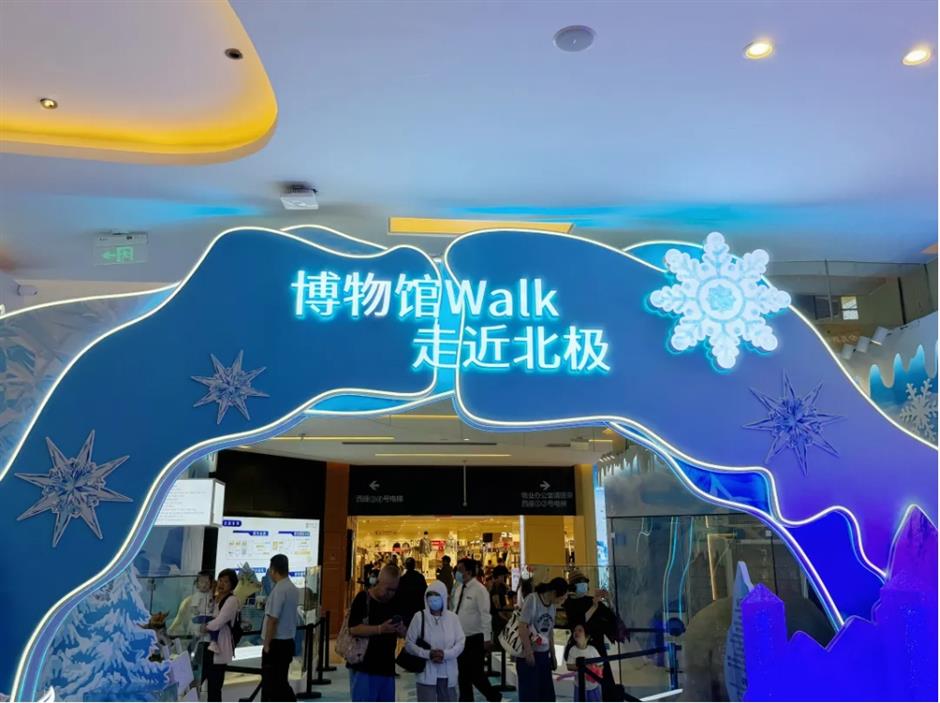 上海這個商場竟然把北極熊和它的夥伴們搬來了!