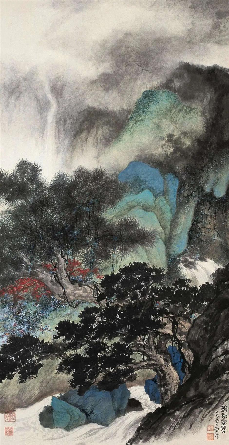 看一代文人畫家的藝術人生,「海上奇峰——吳湖帆誕辰130週年藝術展」開幕