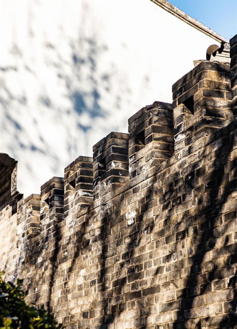 市区最后的古城墙,摩登上海的独特风景