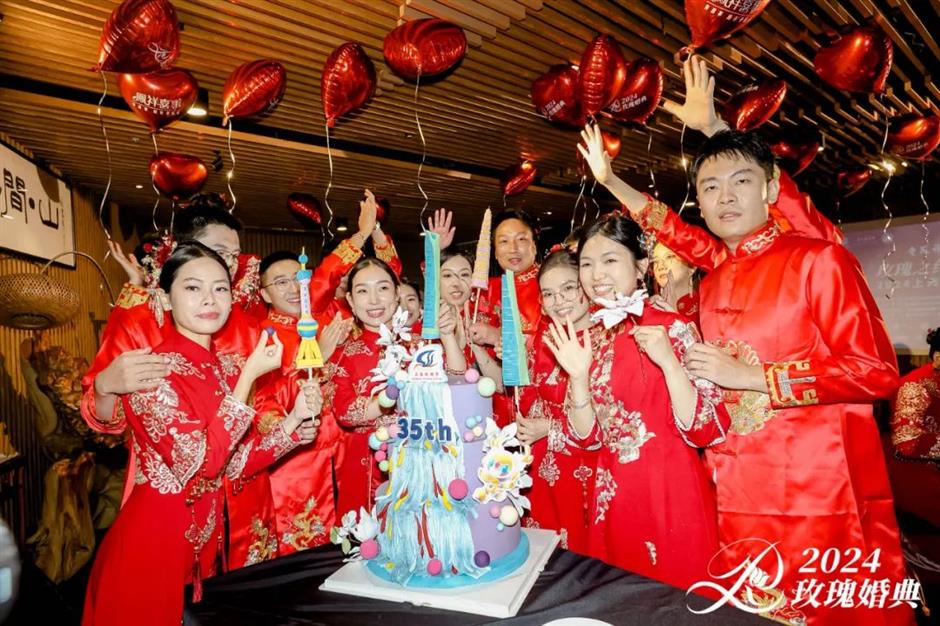 致愛地標亮相，玫瑰婚典開啟上海的浪漫！