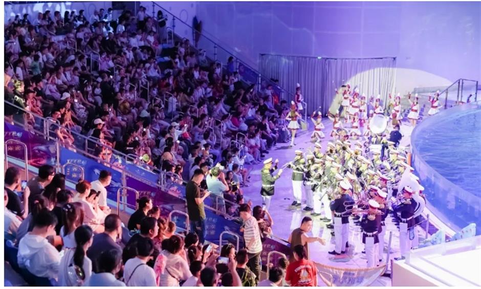 上海海昌海洋公園國慶客流創新高,
迎上海旅遊節閉幕。