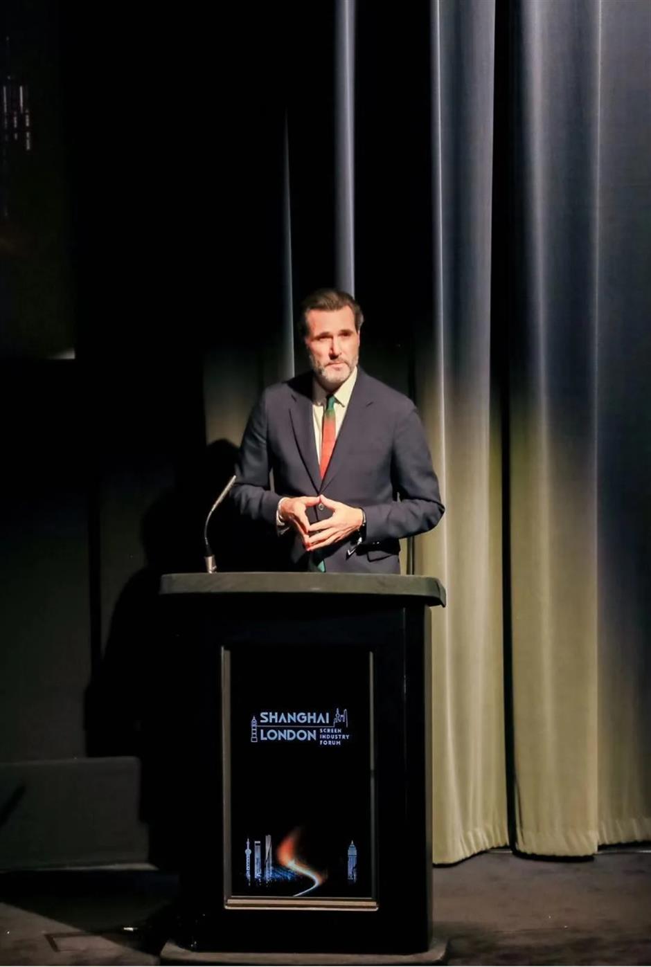 上海-伦敦影视产业对话会在英国举行