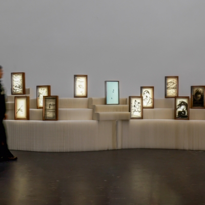 Exhibition reimagines ink art in modern environment