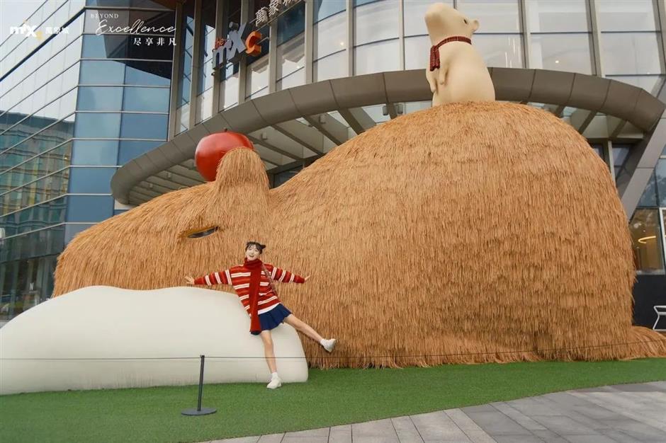 上海萬象城戶外有街,1000㎡的綠地社交中心