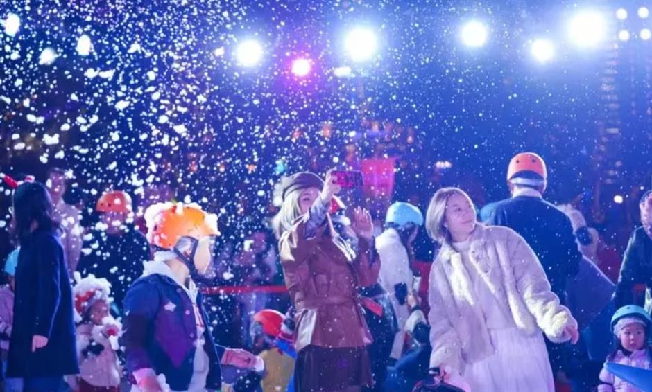 上海「局部有雪」!浪漫值拉滿