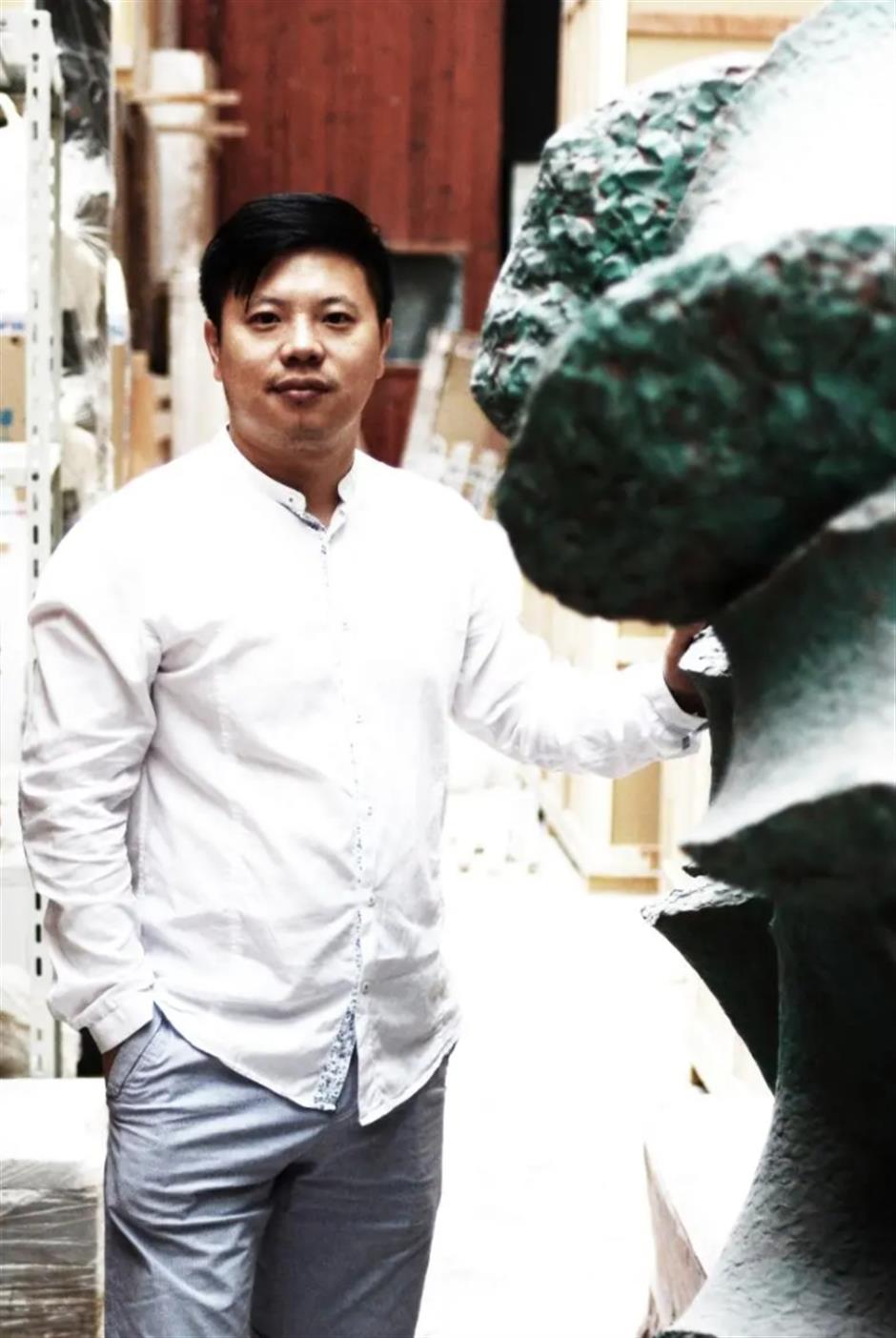 人生首次个展!看他靠