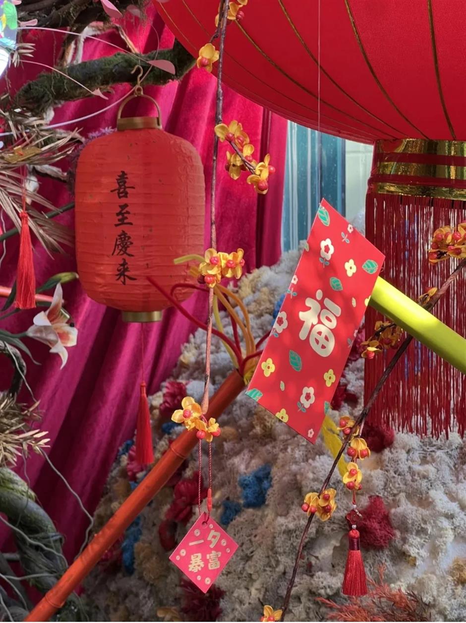 上海市中心年味最浓的花艺展!免费打卡超出片爆款美陈