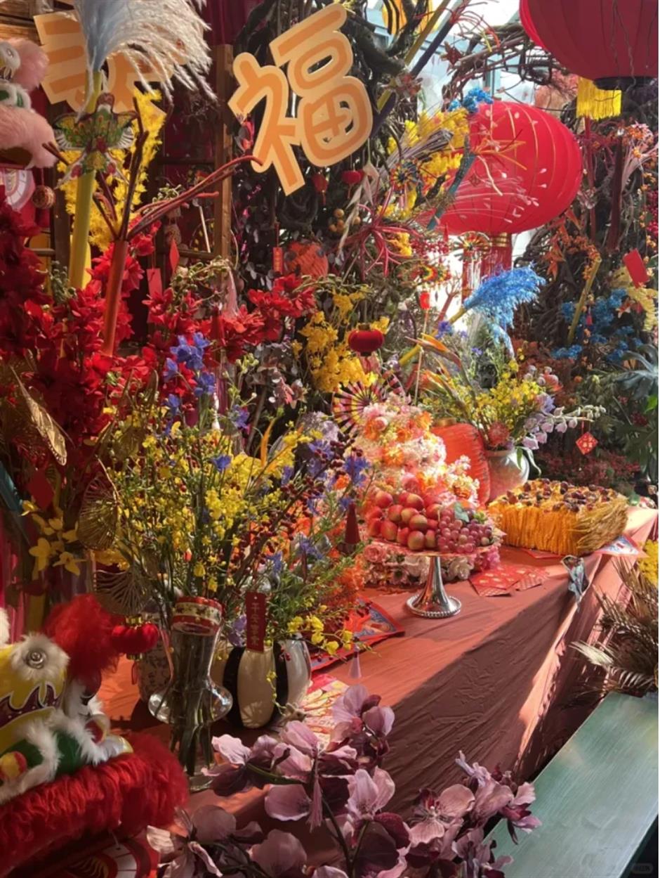 上海市中心年味最浓的花艺展!免费打卡超出片爆款美陈