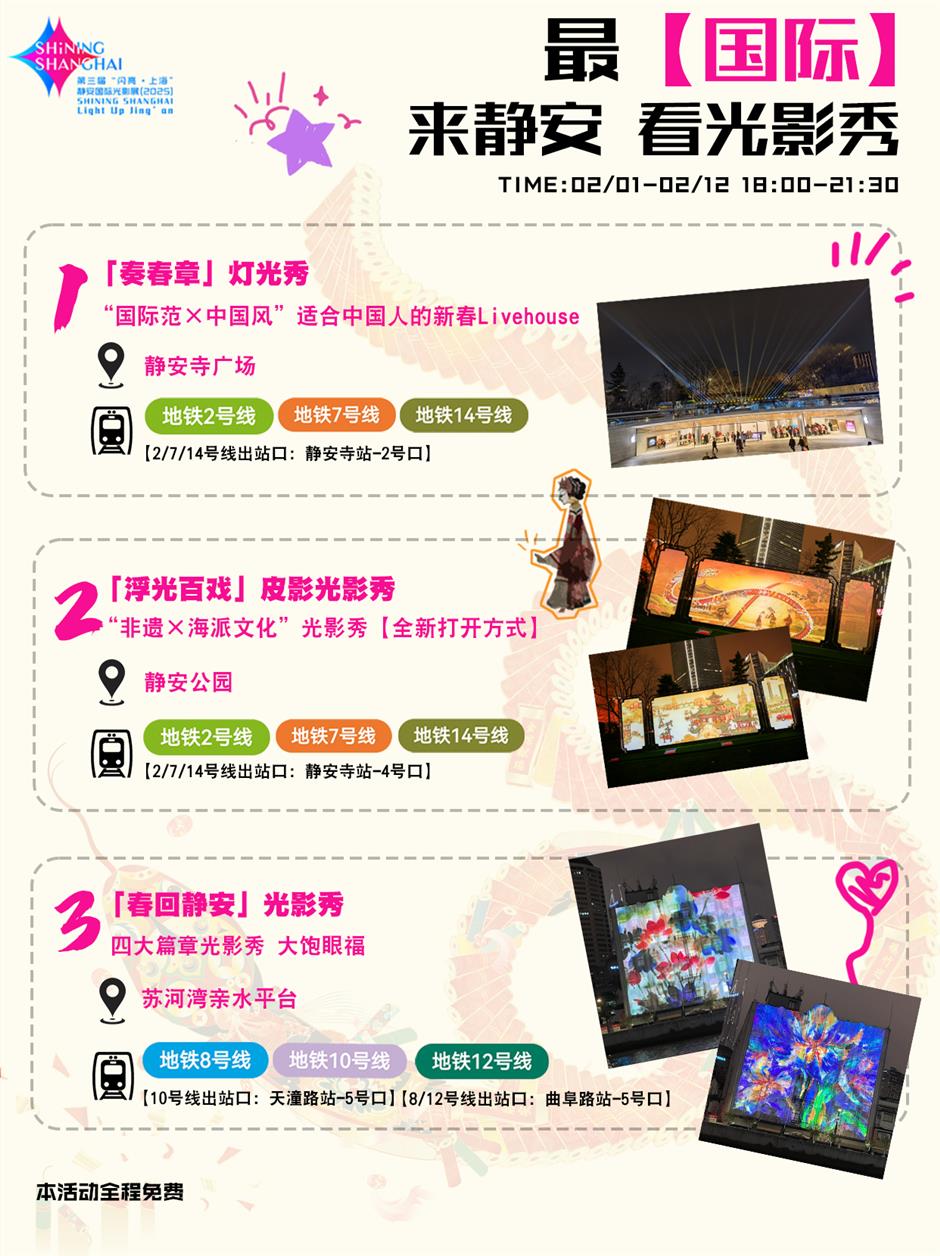 最后一周!魔都C位夜游灯光秀超全打卡攻略