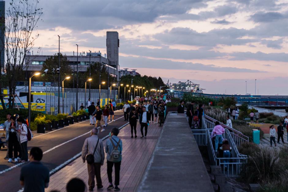 宝山滨江看日出宝藏