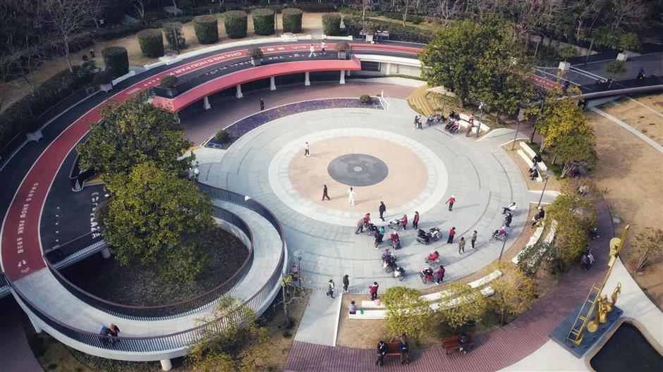 Changshou Park remodeled for wheelchair access