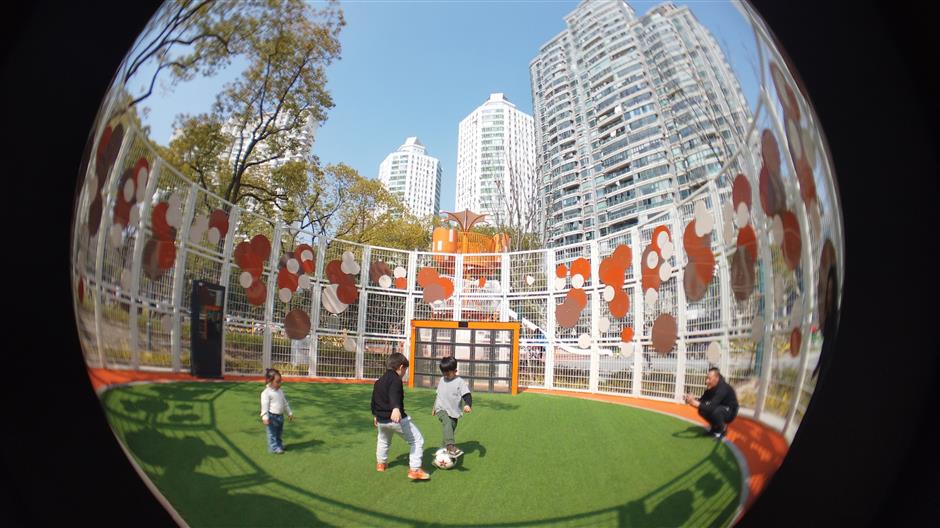 Changshou Park remodeled for wheelchair access
