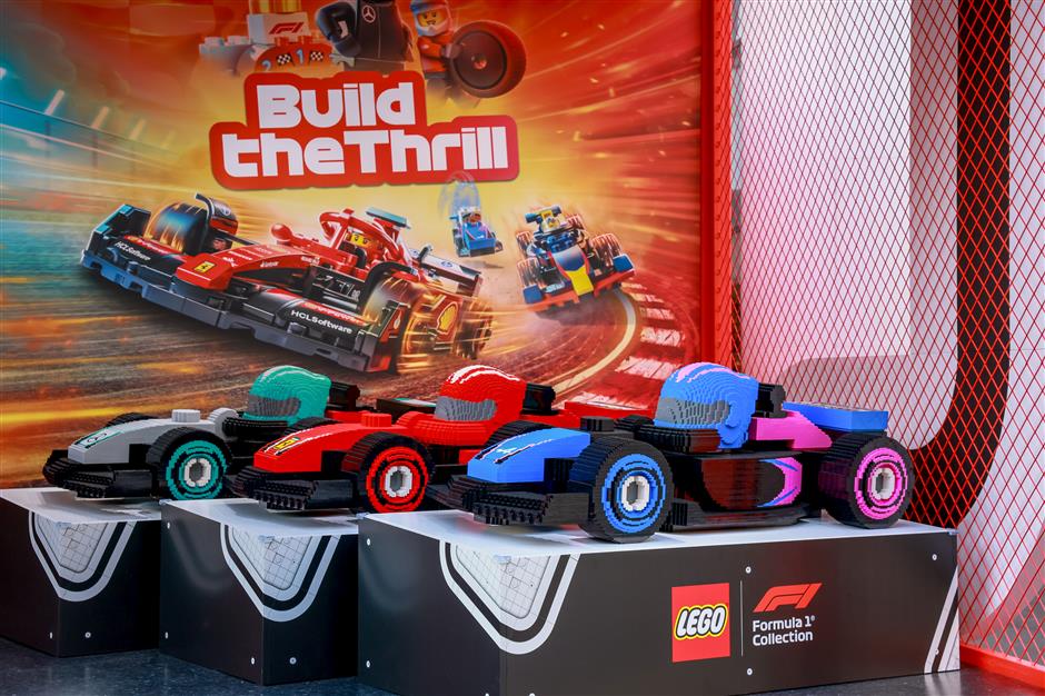 Experience the thrill of F1 with Lego on Nanjing Road Pedestrian Mall