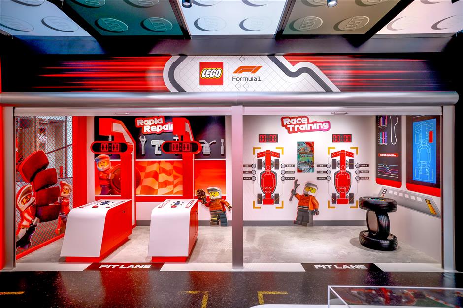 Experience the thrill of F1 with Lego on Nanjing Road Pedestrian Mall
