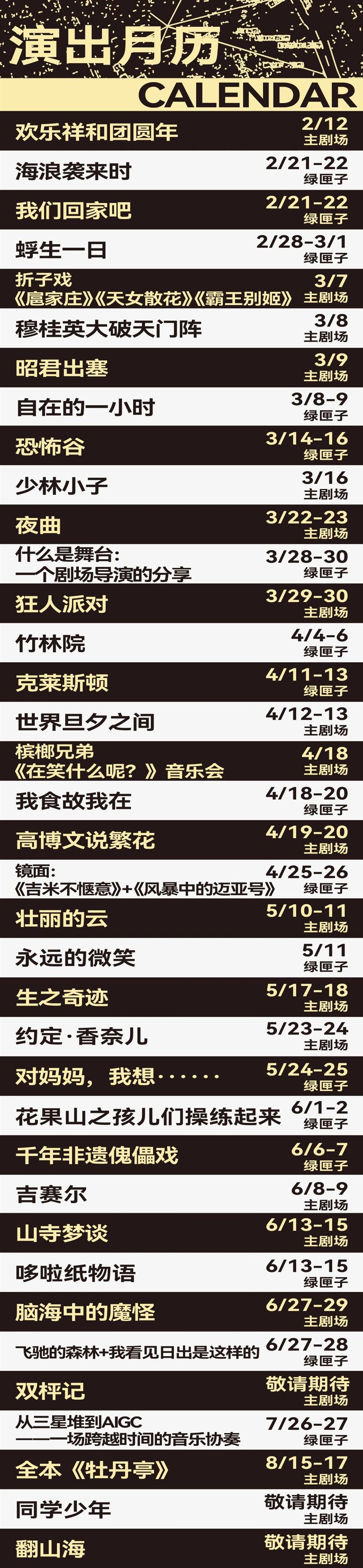 不在别处,就在YOUNG剧场!春夏好戏来了→