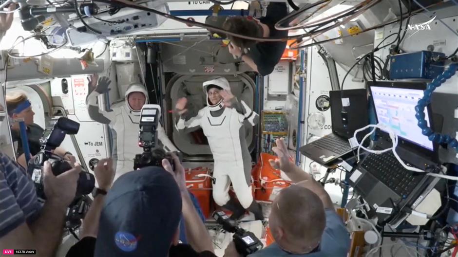 Astronauts finally head home after unexpected nine-month ISS stay