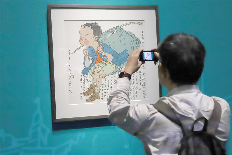 Exhibition captures Chinese artist Huang Yongyu's keen observation of life