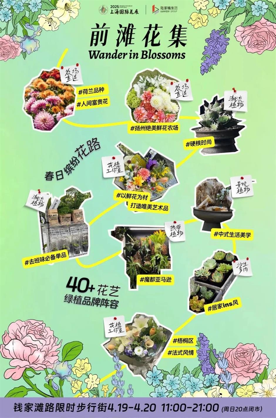 1.5公里花路免费开放!  
上海