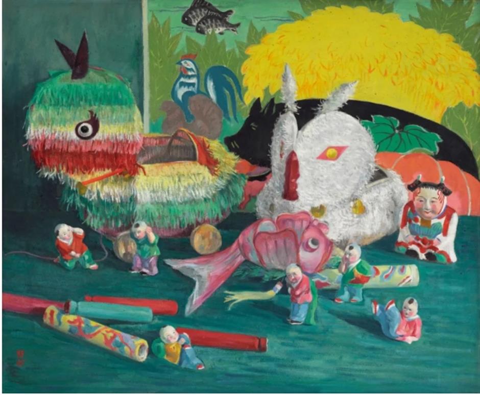 油画展中国第一代油画家周碧初,超多作品首次亮相上海
