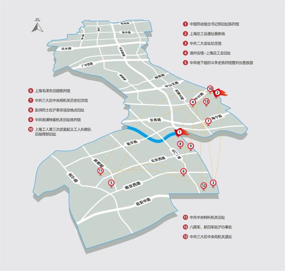 出發!靜安發佈百年工運線路和愚園路City Walk主題線路→
